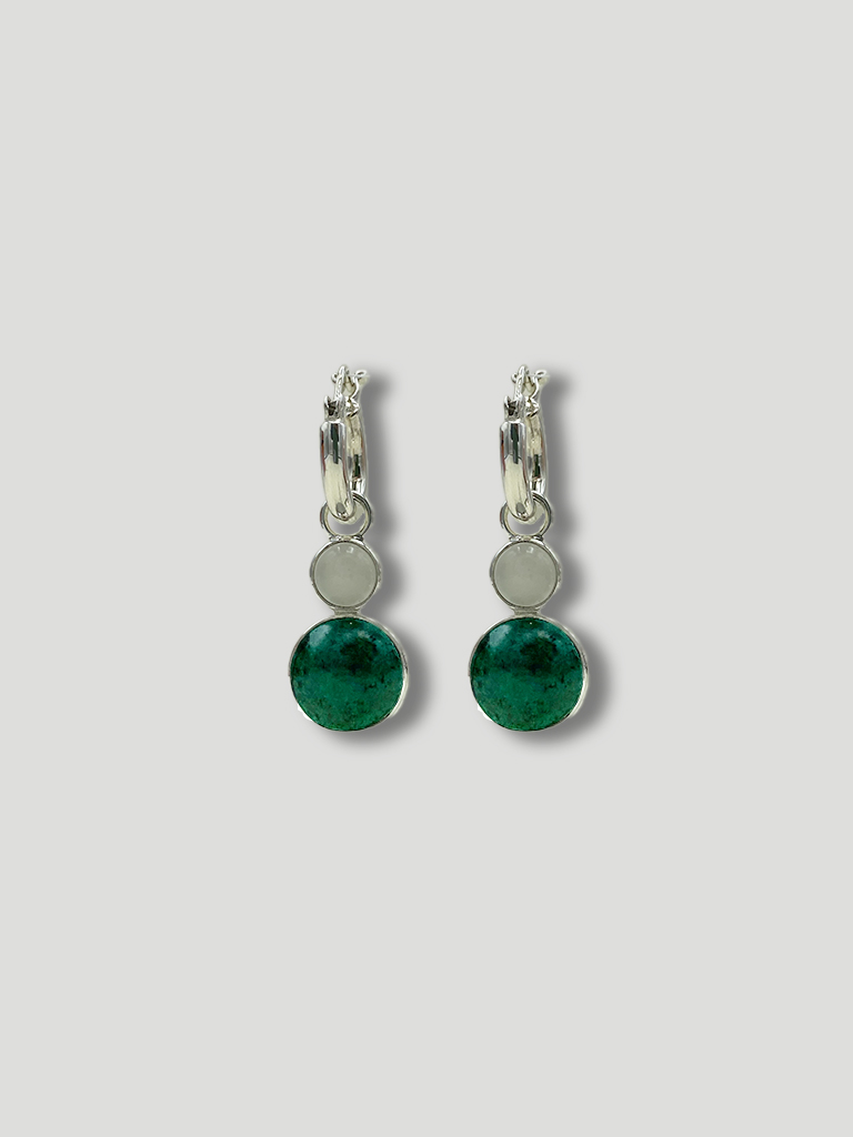 handmade jewelry chrysocolla earring gemstones